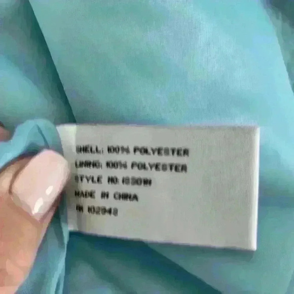 Tulle jr. Size L coat light blue - Picture 6 of 7